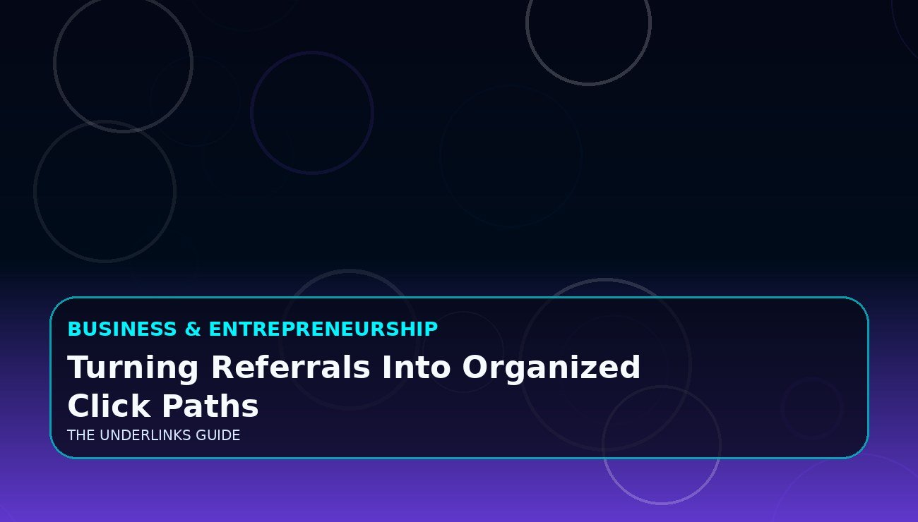 Turning Referrals Into Organized Click Paths