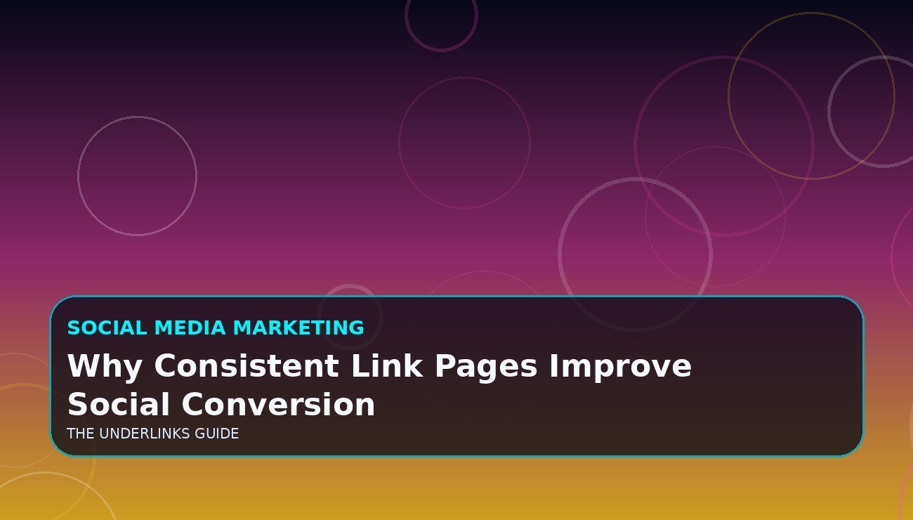 Why Consistent Link Pages Improve Social Conversion