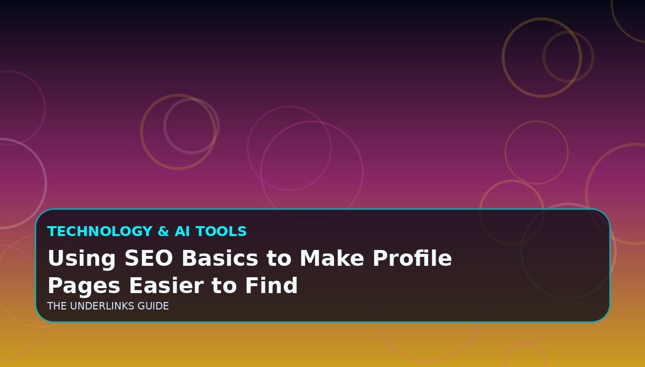 Using SEO Basics to Make Profile Pages Easier to Find