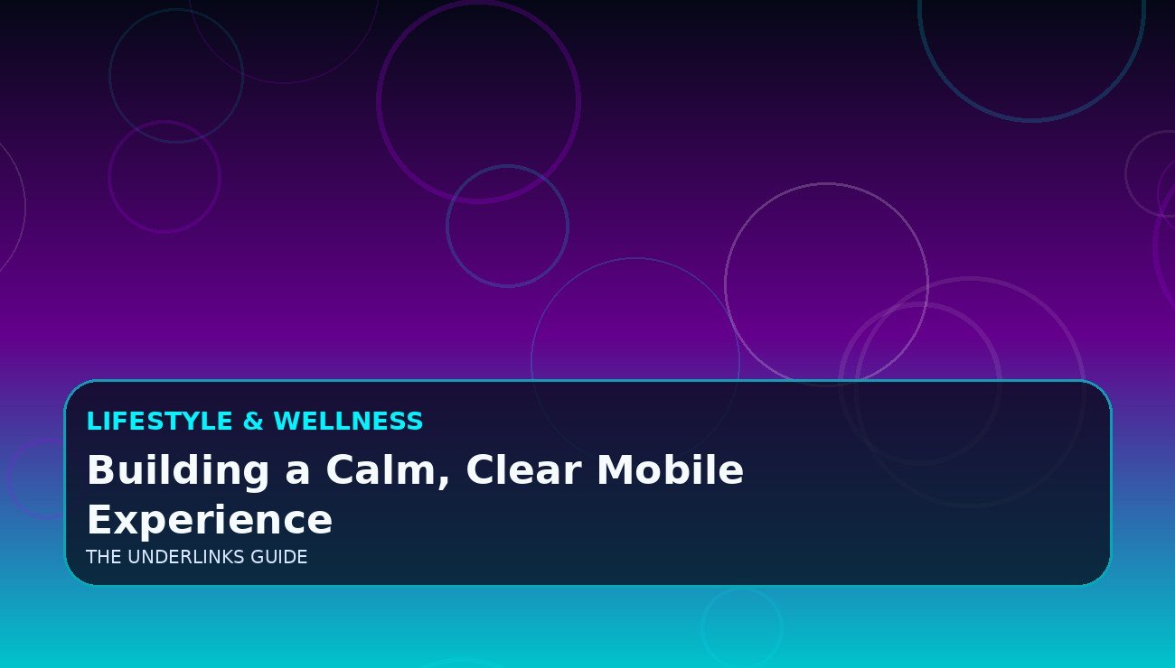 Building a Calm, Clear Mobile Experience